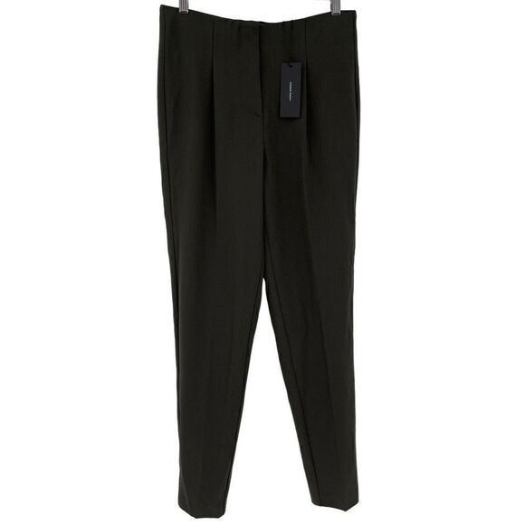 Vero Moda Isabel High Rise Tapered Pleated Pant Women 38/32 Dark Green NWT - Picture 1 of 8